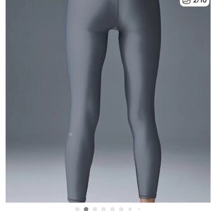 Alo Steel Grey womens High-Waist 7/8 Legging Pants